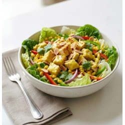 Salade poulet curry