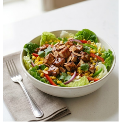 Salade poulet mariné